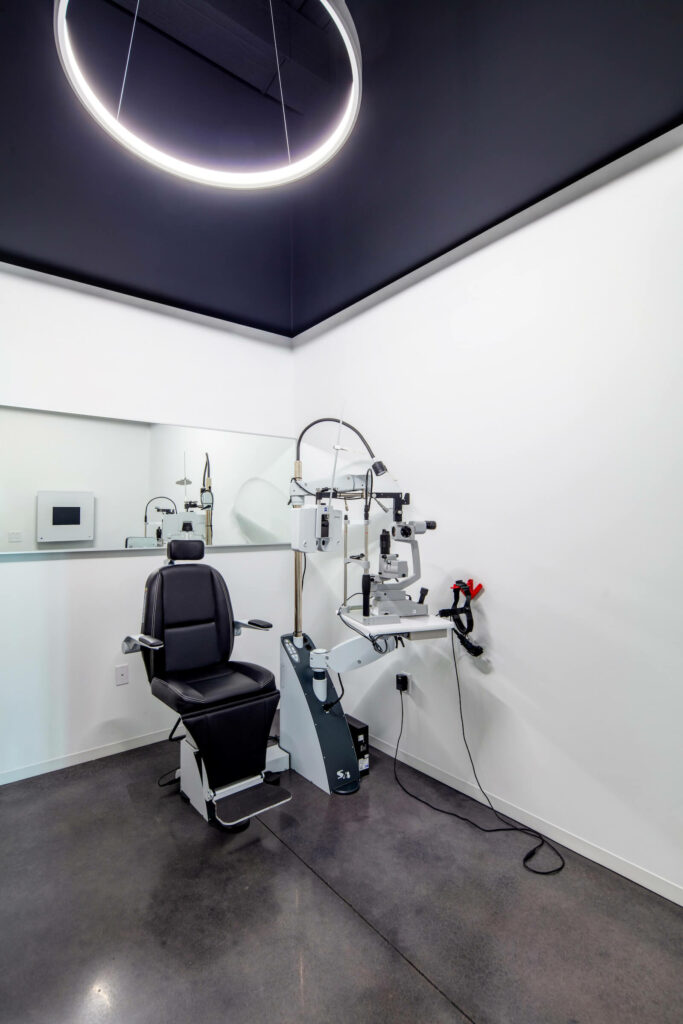 CHROMA eye exam room.