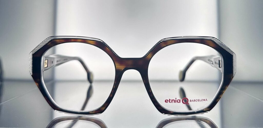 Etnia Barcelona frames on display.