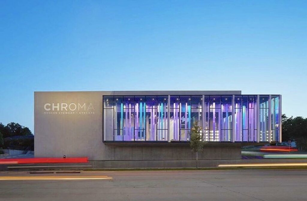 Exterior of CHROMA.